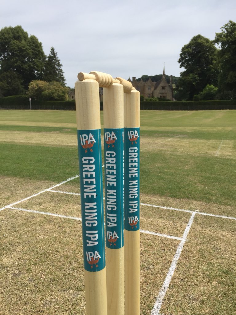 All ready to go at SPNCC with the new Greene King IPA stumps. Worth the wait, just like the pint !!