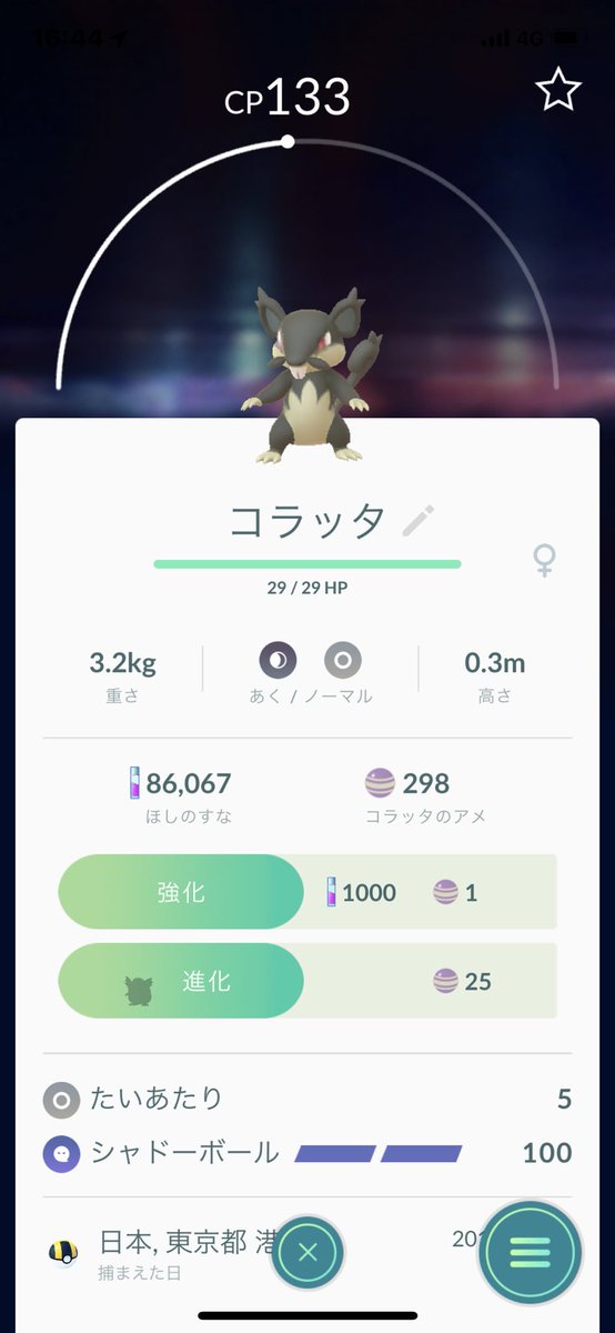 しぶとい中川翔子 フレフレ در توییتر アローラのコラッタもいるんか ポケモンgo アカウントのアドレス忘れ てレベル33のデータなくし 最近また新しいアカウントで レベル29まで追いつきました ピンクのカイオーガ可愛がってるから今度こそアドレス忘れ