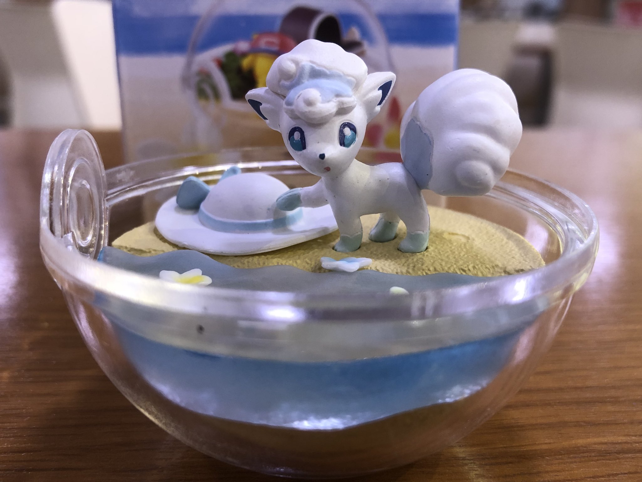 あすみん ポケモンテラリウムコレクション アローラ地方編 私が大好きなアローラロコンが ランダムだったからアローラロコンでるか不安だったけど よかった ポケモン テラリウムコレクション アローラ アローラロコン T Co 3czc4ypltn