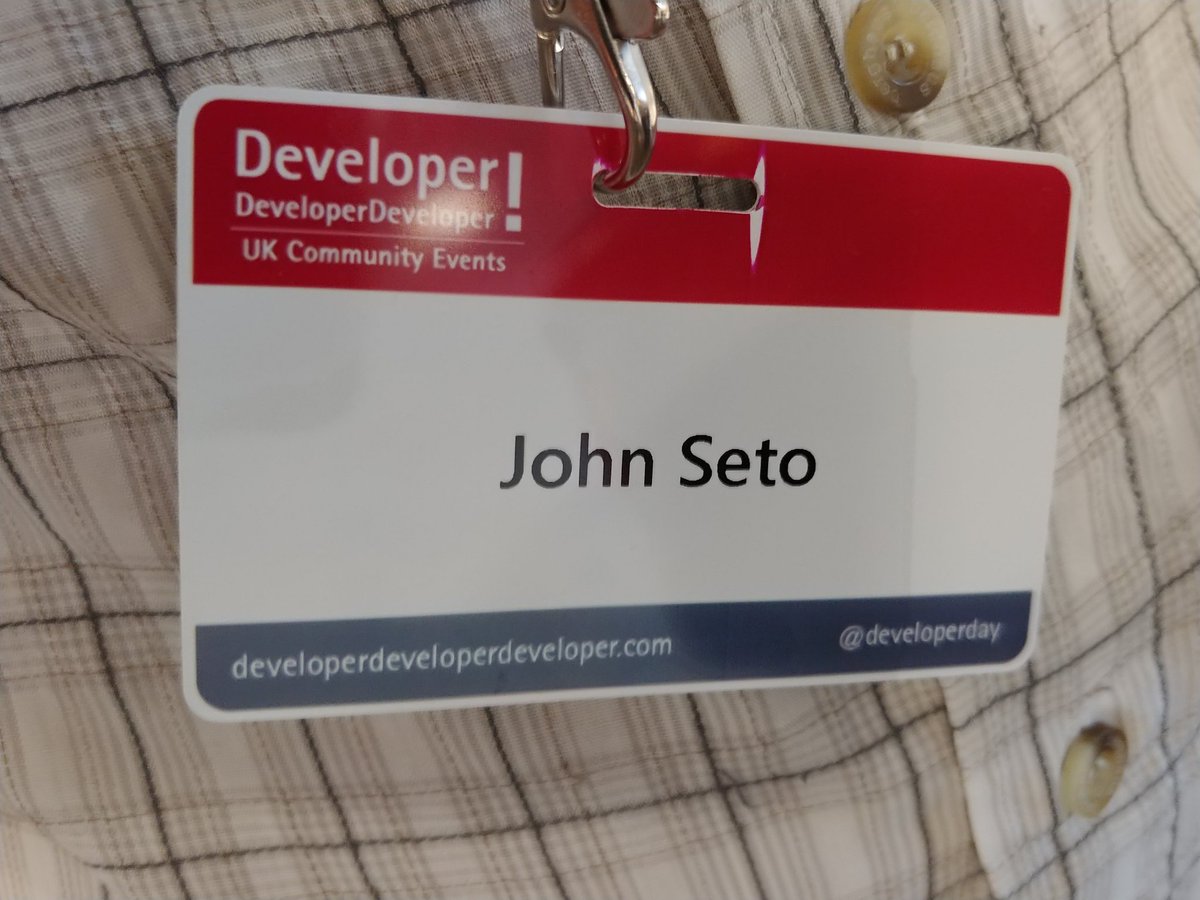 john_seto's tweet photo. I'm at @developerday #ddd1 https://t.co/TjxVY5jxB9
