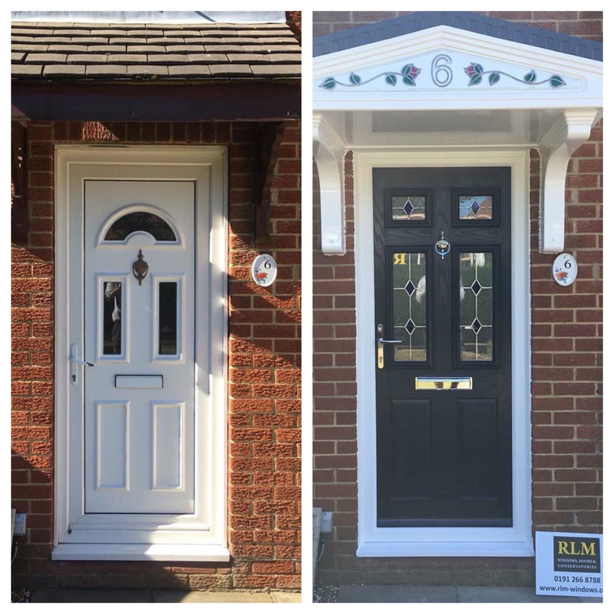 We totally changed the look of this home in Wallsend today with a new door from the Carlton range and door canopy <a href="/virtuosodoors/">Virtuoso Doors</a> <a href="/UltionLock/">Ultion</a>