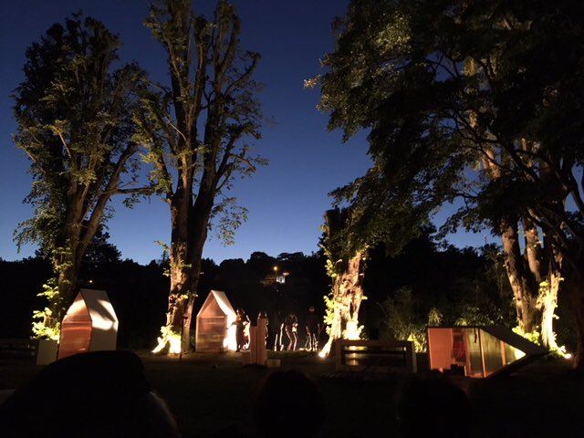 Copylines's tweet photo. My Midsummer’s night at magical open air theatre in Fitzgerald Park #thenumbered @CorcadorcaCork @CorkMidsummer with moths like sparks in the night air... https://t.co/KpmlBAd0aA