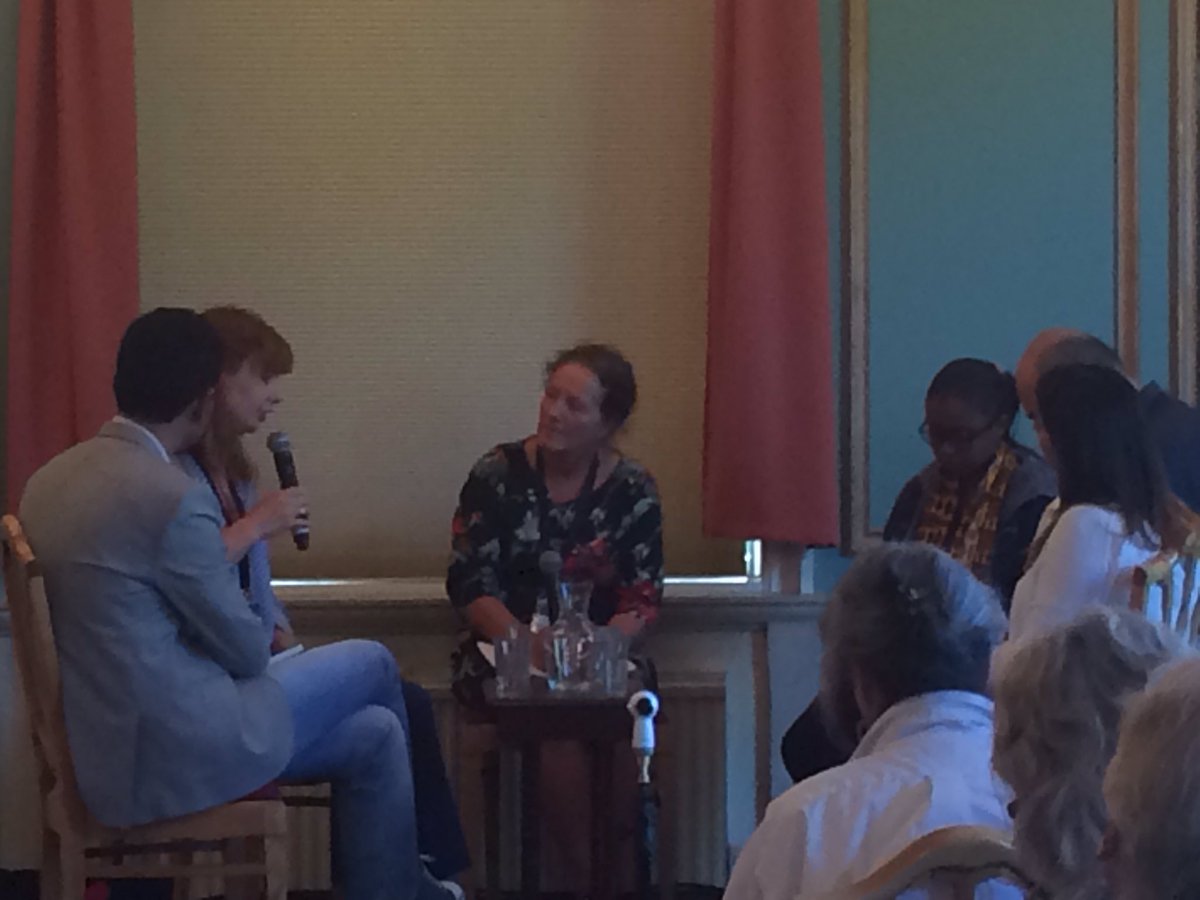 "Anger can be used for revenge or reconciliation, but it has to go somewhere"- Olesia Herashenko from Ukraine #LillehammerDialogueCity #dialogue #peace #revenge #reconciliation