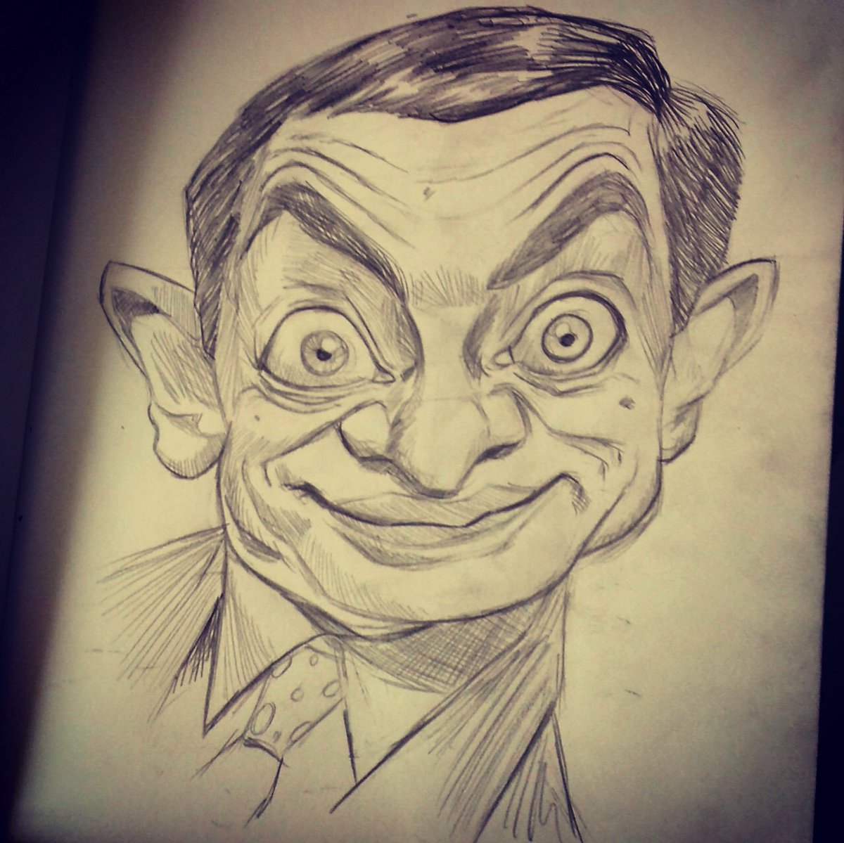 Mr Bean Drawing by Sandip Narayan Chopdar  Pixels