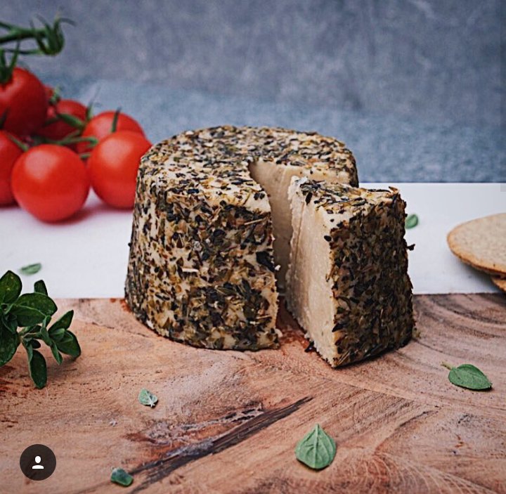 Very excited for the new look #italian herb <a href="/iamnutok/">I AM NUT OK</a>... and it's even available in a large wheel... heaven! #dairyfree #vegan #London #hackneydownsveganmarket #veganmarket
