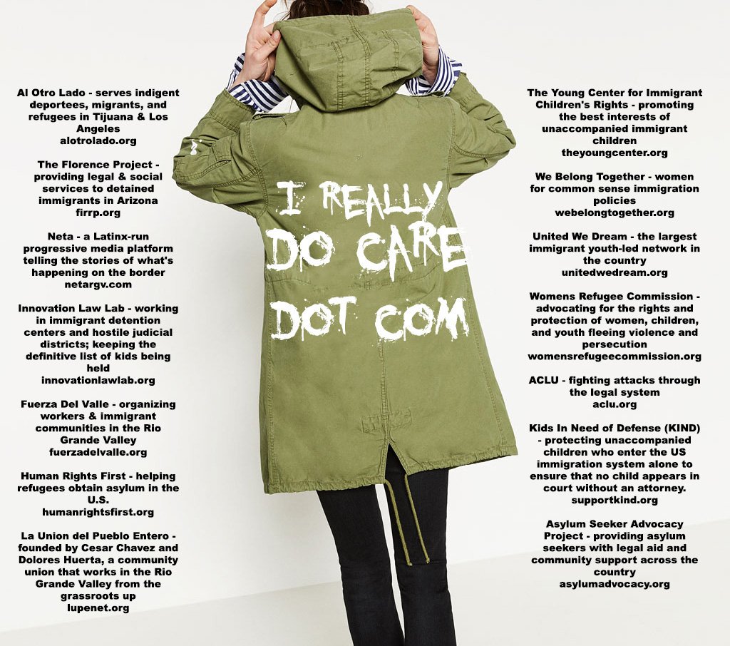 glocalreporting's tweet image. Support options for the #migrant kids and families: secure.actblue.com/donate/kidsatt… #BorderChildren #MelaniasJacket  #border