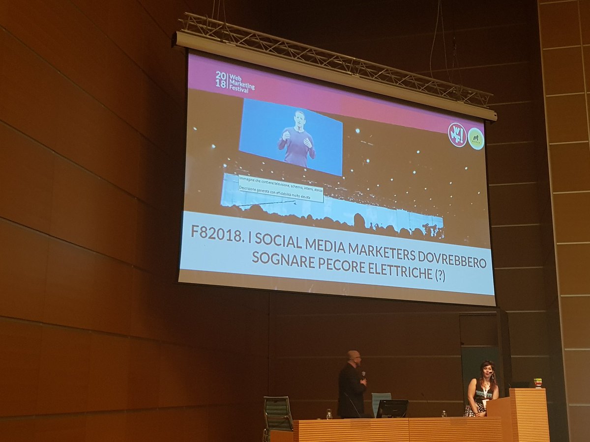 Speech davvero interessante di @valevellucci al #wmf18 
#socialmediastrategy #socialmedia #facebookstrategy #strategy #contentmarketing #web #digital