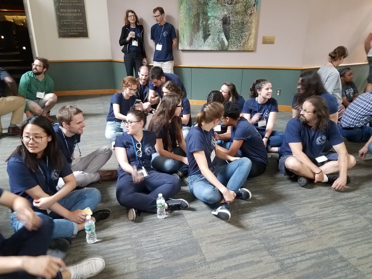 cshlabg's tweet image. Congrats, #ABG18 on winning the annual #CSHL scavenger hunt! (Great time to decide on coordinating the shirts too 😌). @aecreasy #cshlvisitor #CSHLcourselife