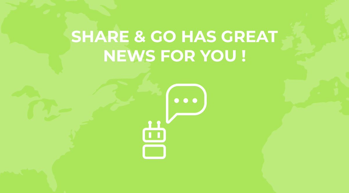 shareandgoFR's tweet photo. Bonjour ! C’est Shary, le chatbot de Share &amp; Go ! Je suis ravi de vous annoncer que tous nos contenus seront disponibles en anglais à partir de maintenant, donc n’hésitez pas à inviter vos amis du monde ! 🎉 #ANNONCE #Backpackers #Voyage https://t.co/XC4Q33MzeS