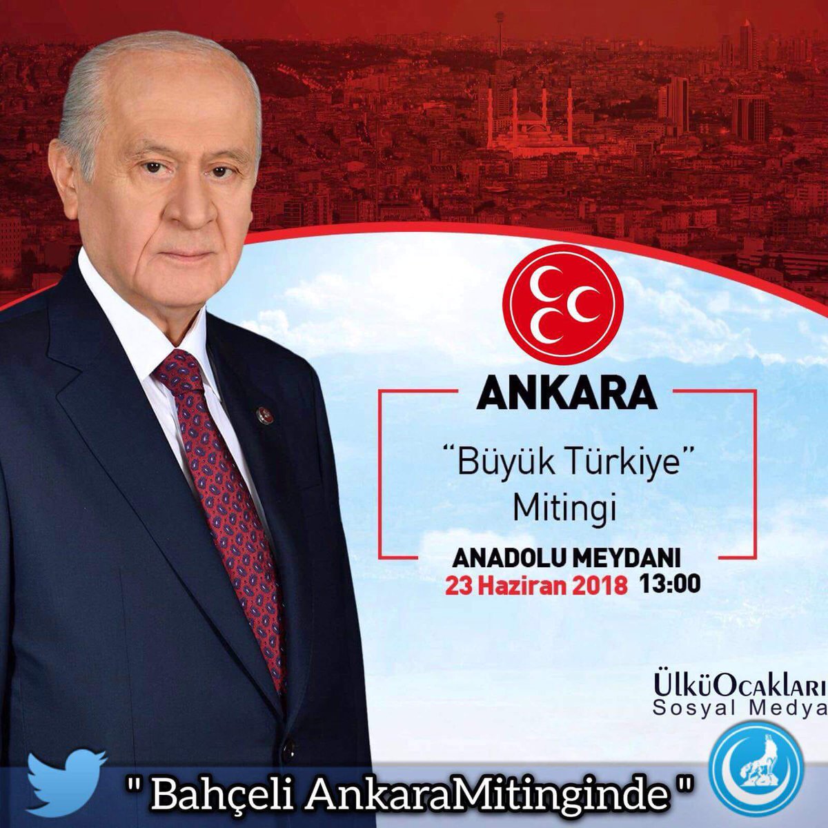 ÜlküOcakları Twitter Gündem Çalışmamızı Yazıyoruz!   

" Bahçeli AnkaraMitinginde "
<a href="/OlcayKilavuz/">Olcay Kılavuz 🇹🇷</a>