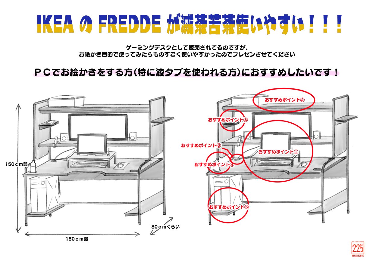 FREDDE ワークステーション, ブラック 人気ブランド激安 www