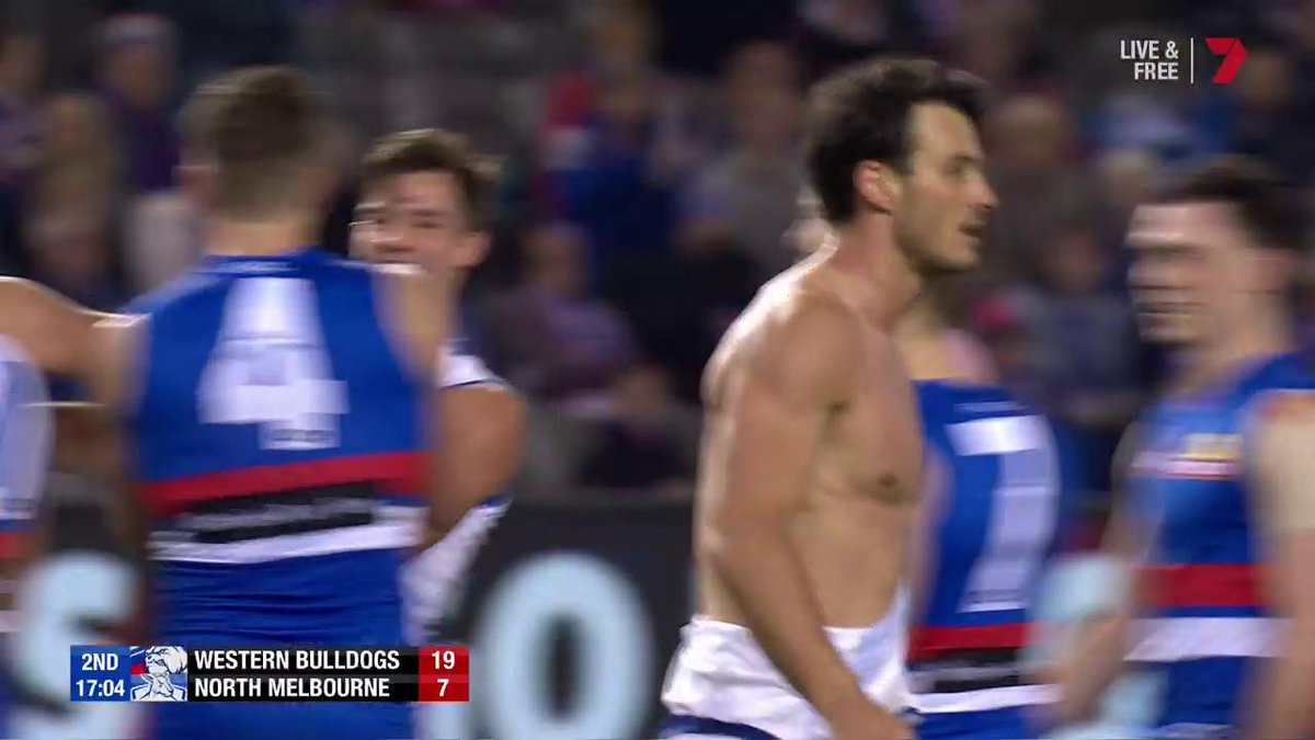 7AFL on Twitter: "Robbie Tarrant's jumper is turned into a ...