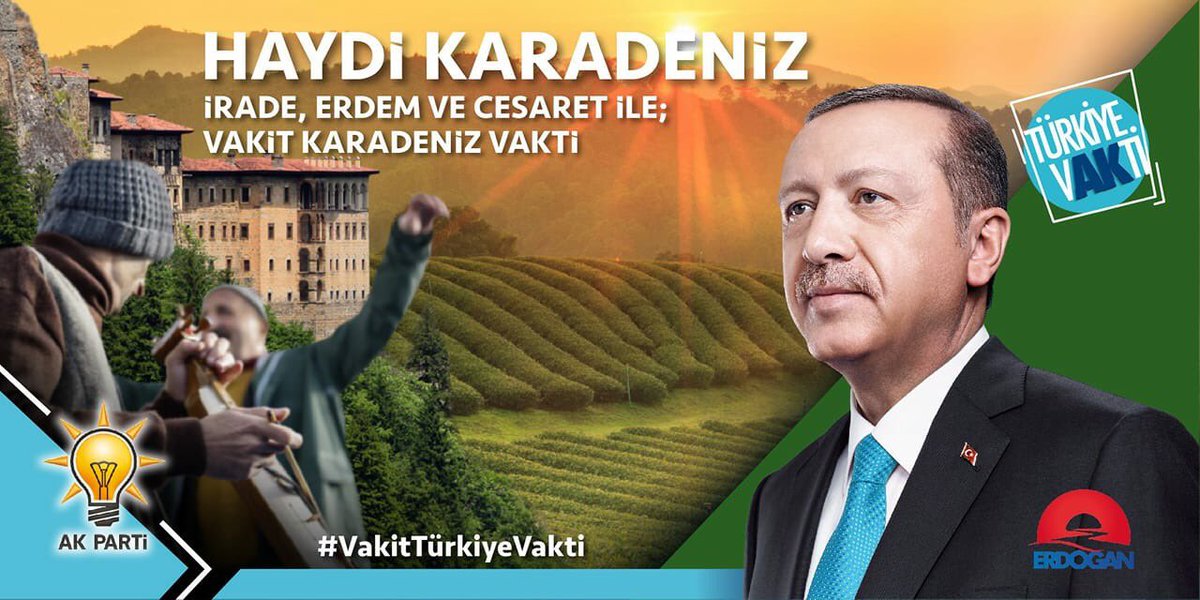 Haydi Karadeniz irade, erdem ve cesaret ile #VakitKaradenizVakti