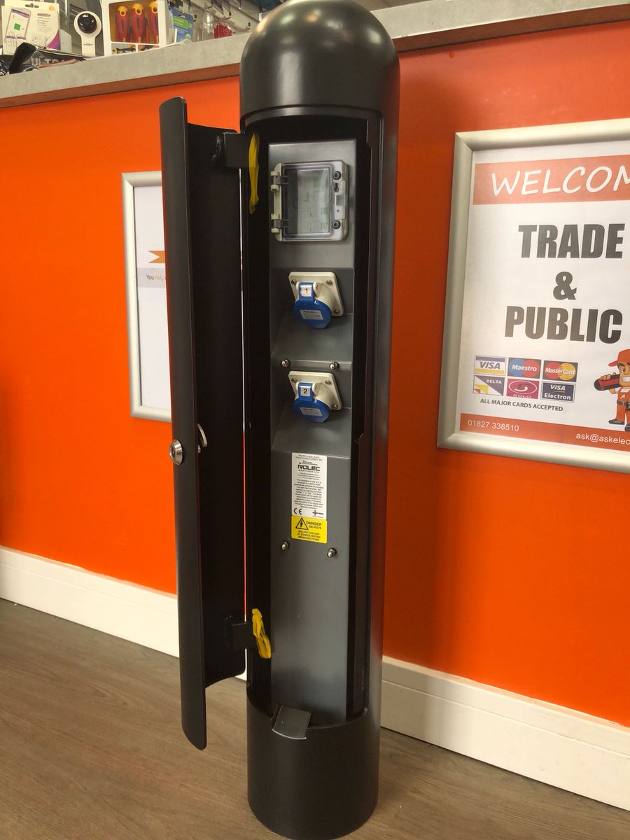 ASKElec's tweet image. Rolec power ballard ready for delivery early next week to large retail park in the West Midlands.