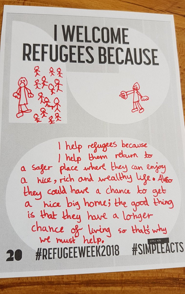 Some of the #welcome banners our students at the <a href="/OpenDoorsHull/">Open Doors</a> Saturday class have produced for #RefugeeWeek2018 
#SimpleActs