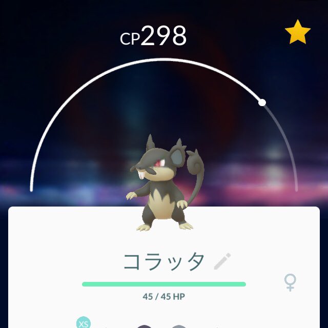 ポケモンgo攻略 みんポケ 14時頃からアローラコラッタが野生で出現しています 進化させることでアローララッタに 色違いは今のところ見つかっていません コラッタ アローラのすがた の種族値と覚える技 T Co X6w1vgamj7 ポケモンgo