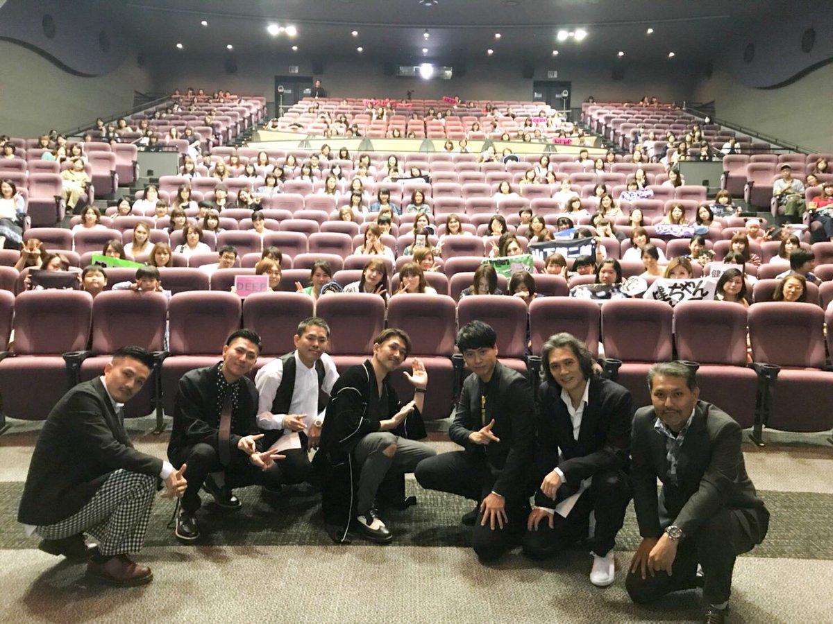 公式 Ldh Pictures 絶賛公開中 映画 ウタモノガタリ Cinema Fighters Project の公開を記念し 幻光の果て より岸本司監督 山下健二郎 Deep そして加藤雅也さんが舞台挨拶に登壇 Tohoシネマズ日比谷 ユナイテッド シネマ アクアシティ