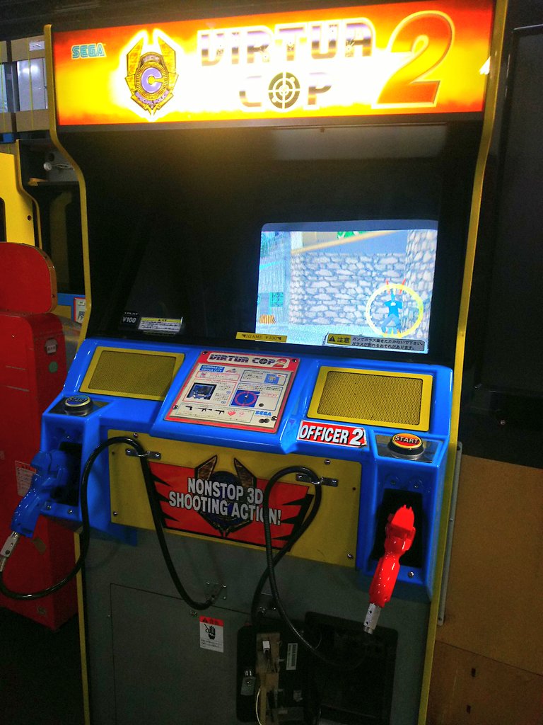 セガ SEGAバーチャコップ 筐体 看板 超貴重!(バーチャコップ セガ SEGAバーチャコップ 筐体 看板 超貴重!(バーチャコップ