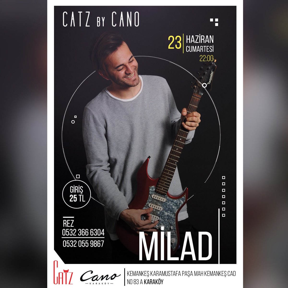 CATZ_Bebek's tweet photo. Bu akşam ilk sahnemiz Milad ile 22:00'da! https://t.co/4zKyrDGxdw