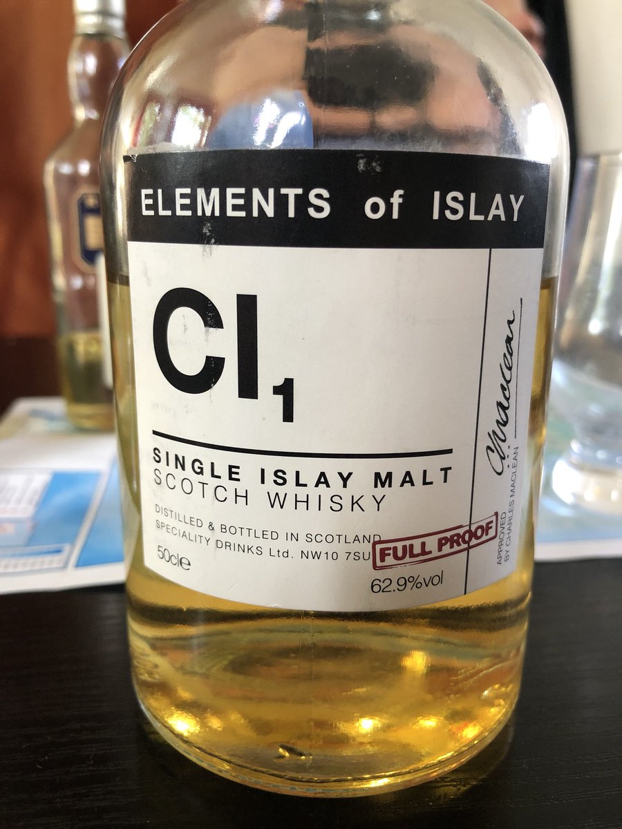 korz19's tweet image. Et on termine sur un Elements of Islay à quasiment 63° 😱😱😱 #caolila #whisky #elementsofislay #islay #dufeusurlespapilles