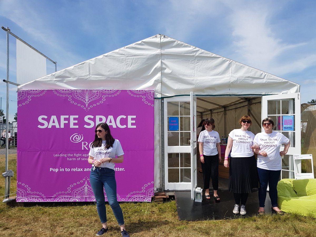 Pop by <a href="/BodyandSoulIrl/">Body&Soul</a> we're beside the Us &amp; You campsite so say hello chill in our safe space &amp; talk about consent #AskConsent
