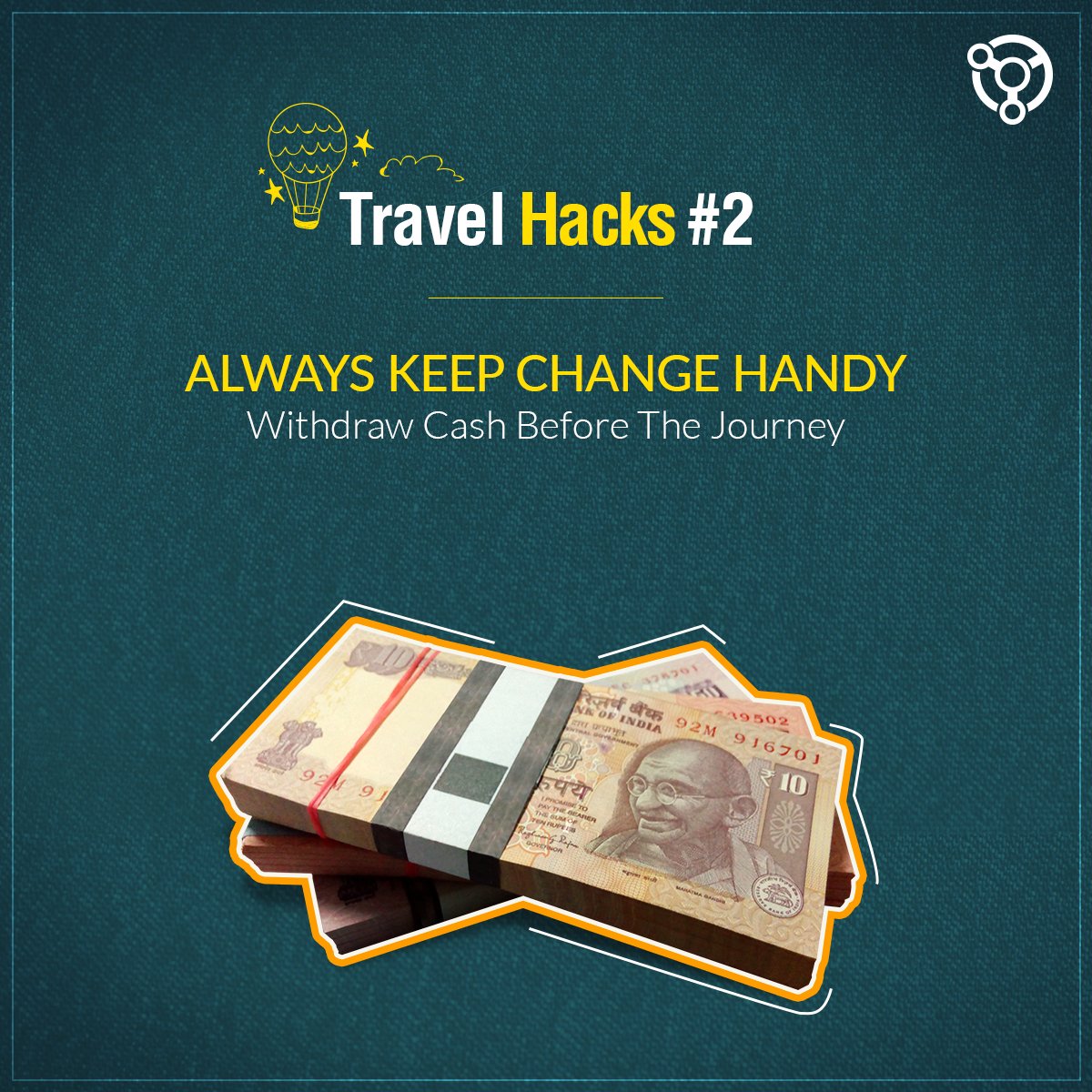 DrivezyIN's tweet photo. The highway is not strewn with ATMs. Not yet anyway. So best be well prepared! 

#TravelHacks #ShareYourJourney #Travel #RoadTrips #WeekendVibes https://t.co/sdJ39IpkHj
