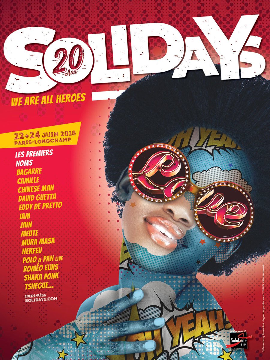 Concert : les Shaka Ponk <a href="/TWIT4SHKPNK/">SHAKAPONK</a> se produisent aujourd’hui sur la scène du festival <a href="/Solidays/">Solidays</a> 

Crédits photo : ©️Solidays