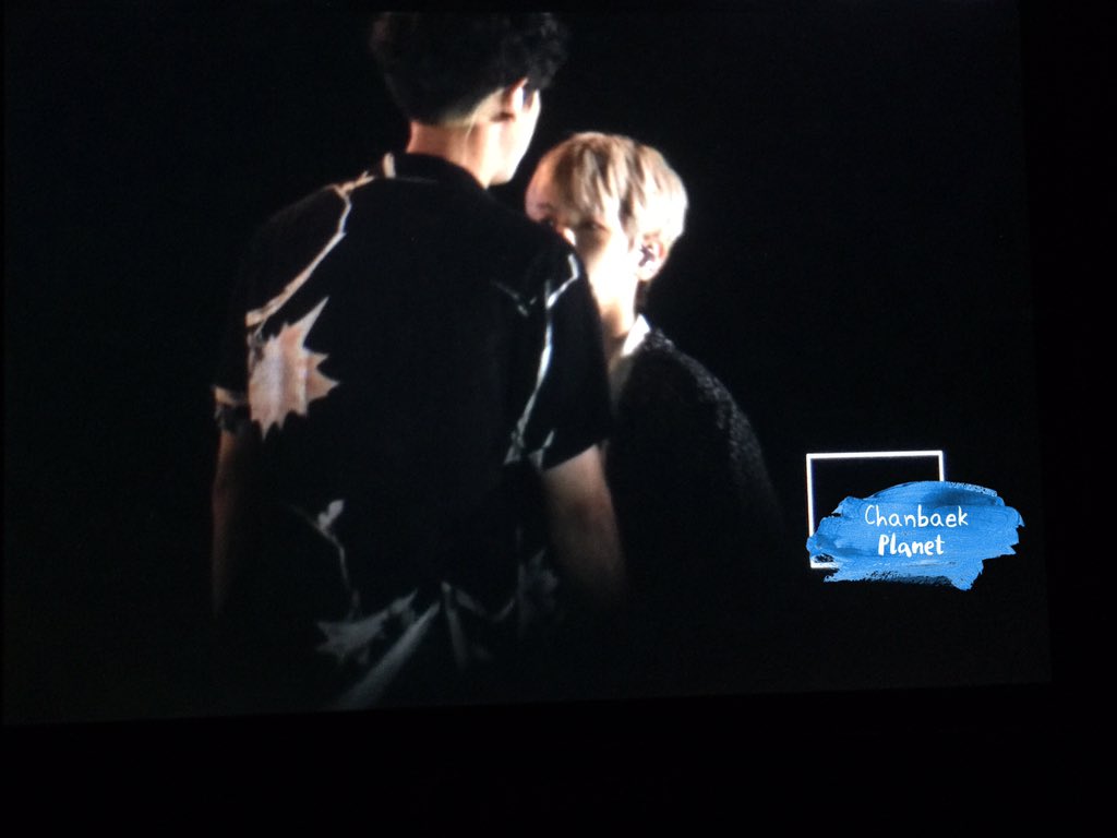 180623 #CHANBAEK at Lotte family Concert ❤️❤️