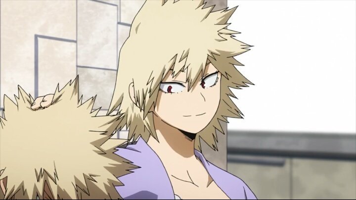 The look that says "he's a little shit..but he's my little shit"