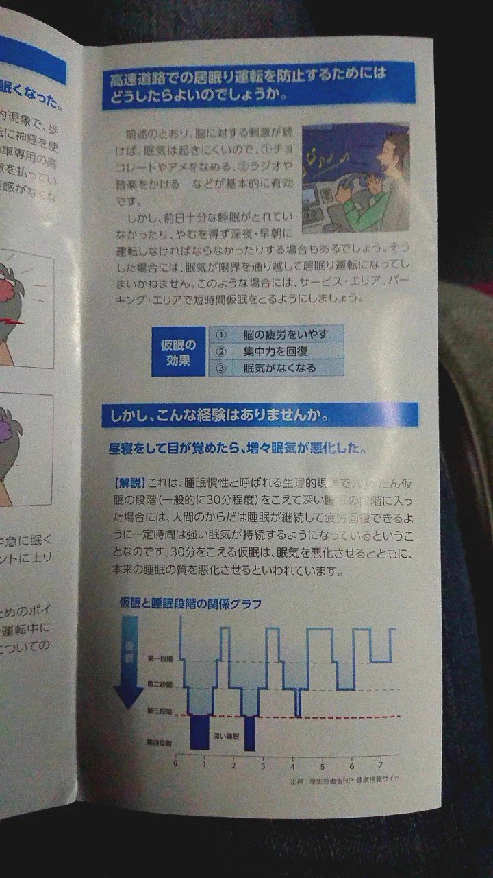 遠征や長距離運転をする人へ　コーヒー飲んで仮眠をとるというリフレッシュ方法知ってる？