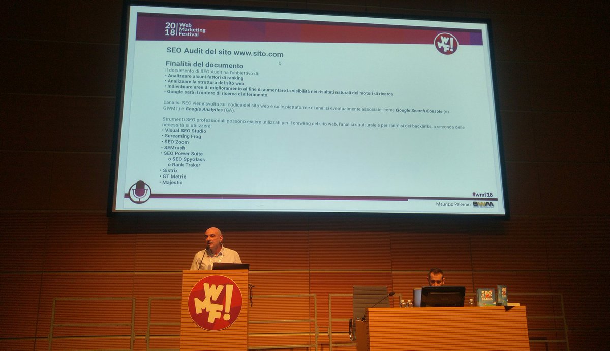 Come fare un documento di #seo audit efficace, scalabile e facile da aggiornare? <a href="/ZioPal/">Maurizio Palermo</a> ci spiega il suo metodo usando Google data studio.
#wmf18
