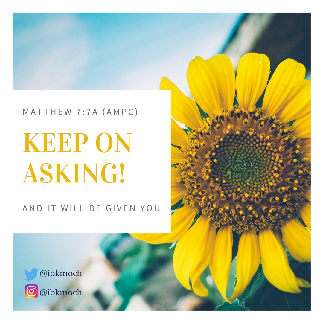 ibkmoch's tweet photo. Do you wait to listen to what God is saying when you ask? If you don't, please start to because that is the key to receiving the answers to your requests. https://t.co/2AgBntgdrd