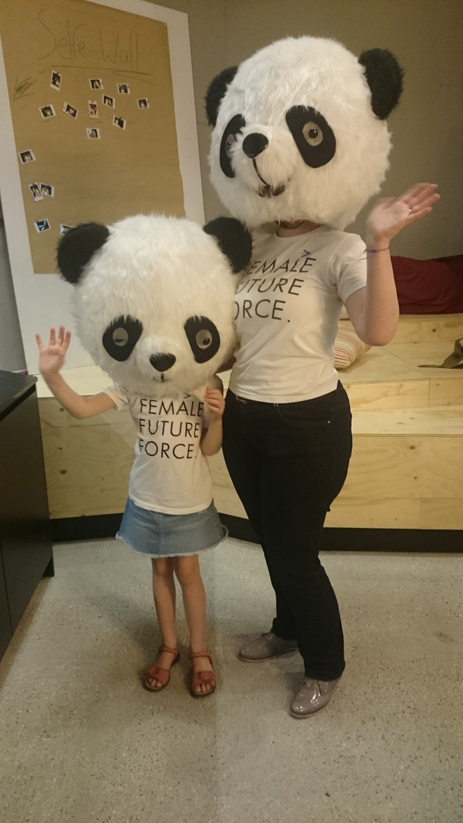 we_are_panda's tweet image. Joining forces with #femalefutureforce #panda18 #femaleempowerment #womenleaders