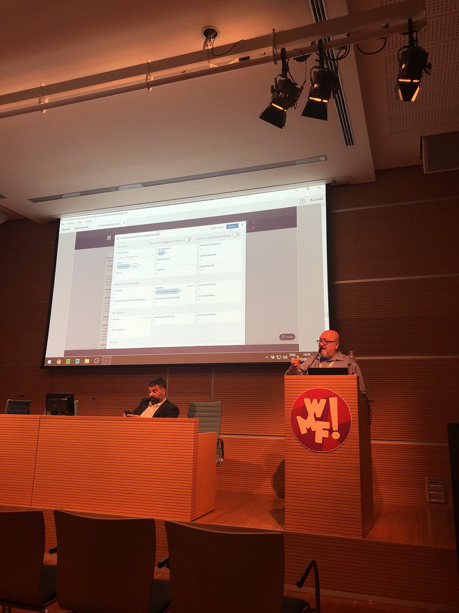 #SalesNavigator e la sua potenza per il #SocialSelling! <a href="/epiace/">enrico piacentini</a> in diretta dal #wmf😎