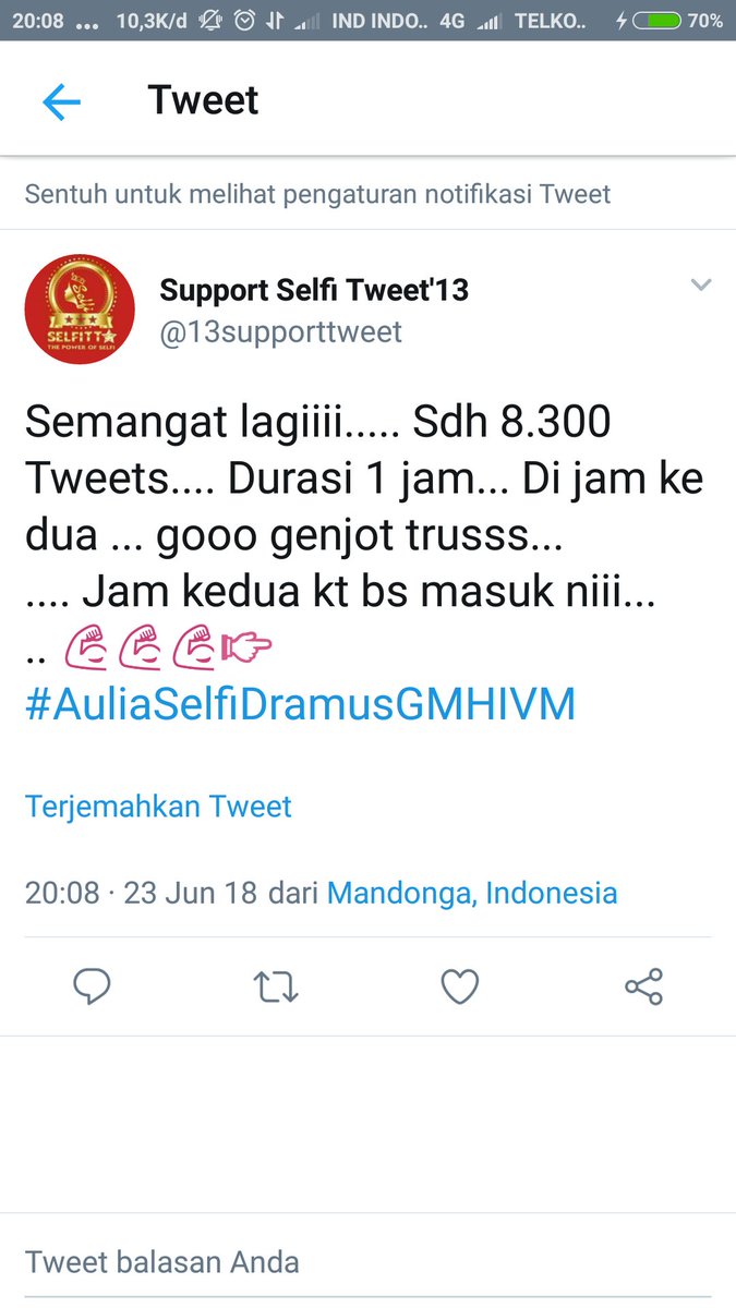Ayoo semangatt selfitta dan alivers , 
#AuliaSelfiDramusGMHIVM