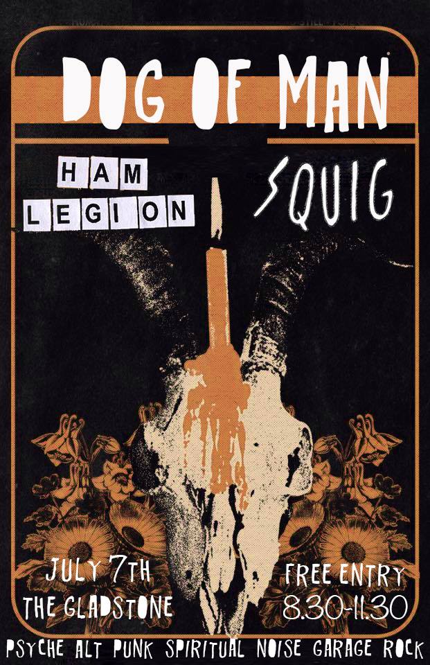 Next up for Ham Legion is Brighton again. This time featuring special guest star MIKEY PARSONS on drums. He's had to step down his appearances with The Legion recently due to other commitments. We have him for ONE NIGHT ONLY and a HOME TOWN SHOW. Come show the guy some love.