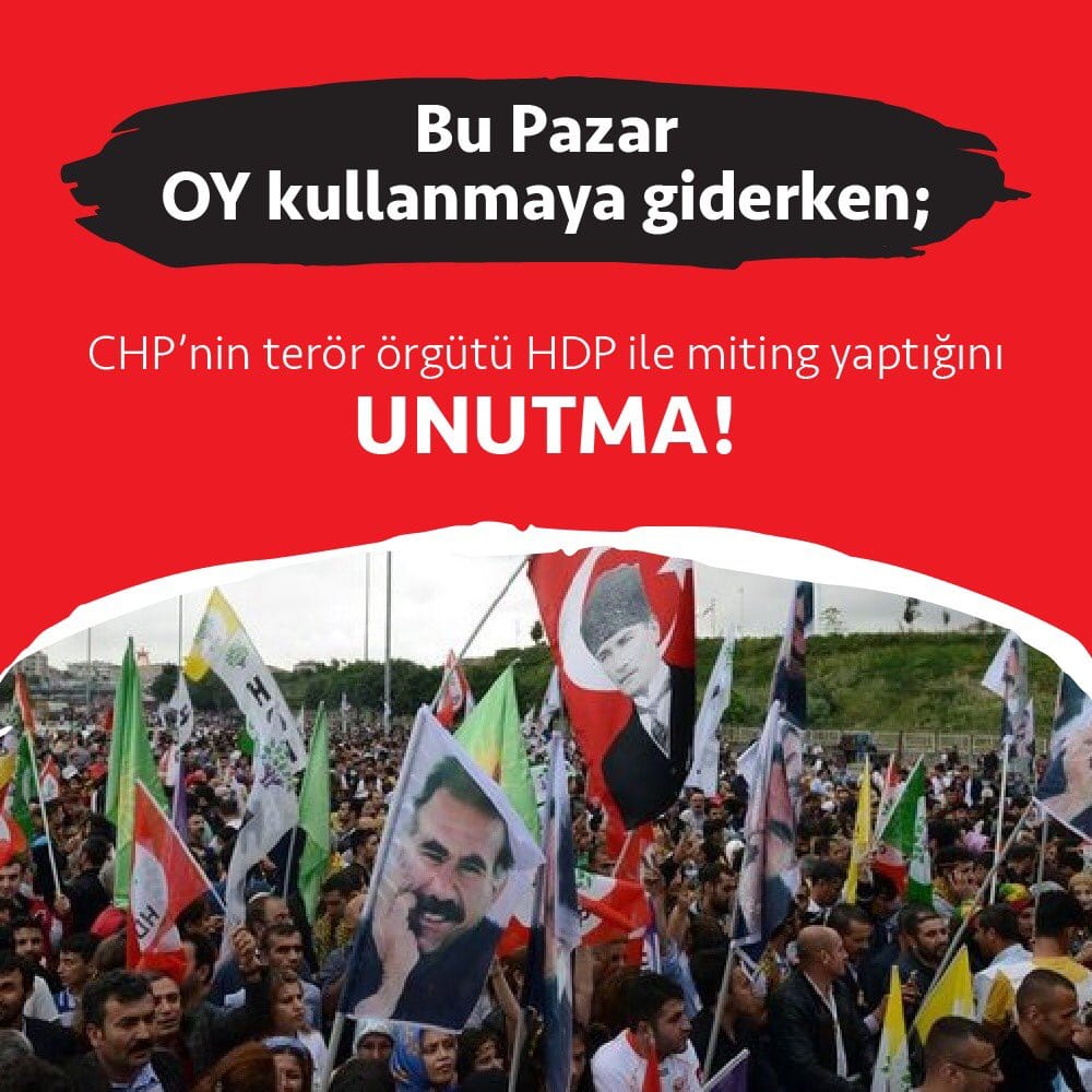 abdulhadi_dakak's tweet photo. Atatürk’ün partisini, terör partisine dönüştürenleri. #OyKullanırkenUnutma
Terör yandaşlarıyla işbirliği içerisinde olanları #OyKullanırkenUnutma
Sırtını terör örgütlerine yaslayanları #OyKullanırkenUnutma @halidsimsek @akgencliksurfa @orhan_gecen @Akceylanpinar https://t.co/aPKPRJiL1X