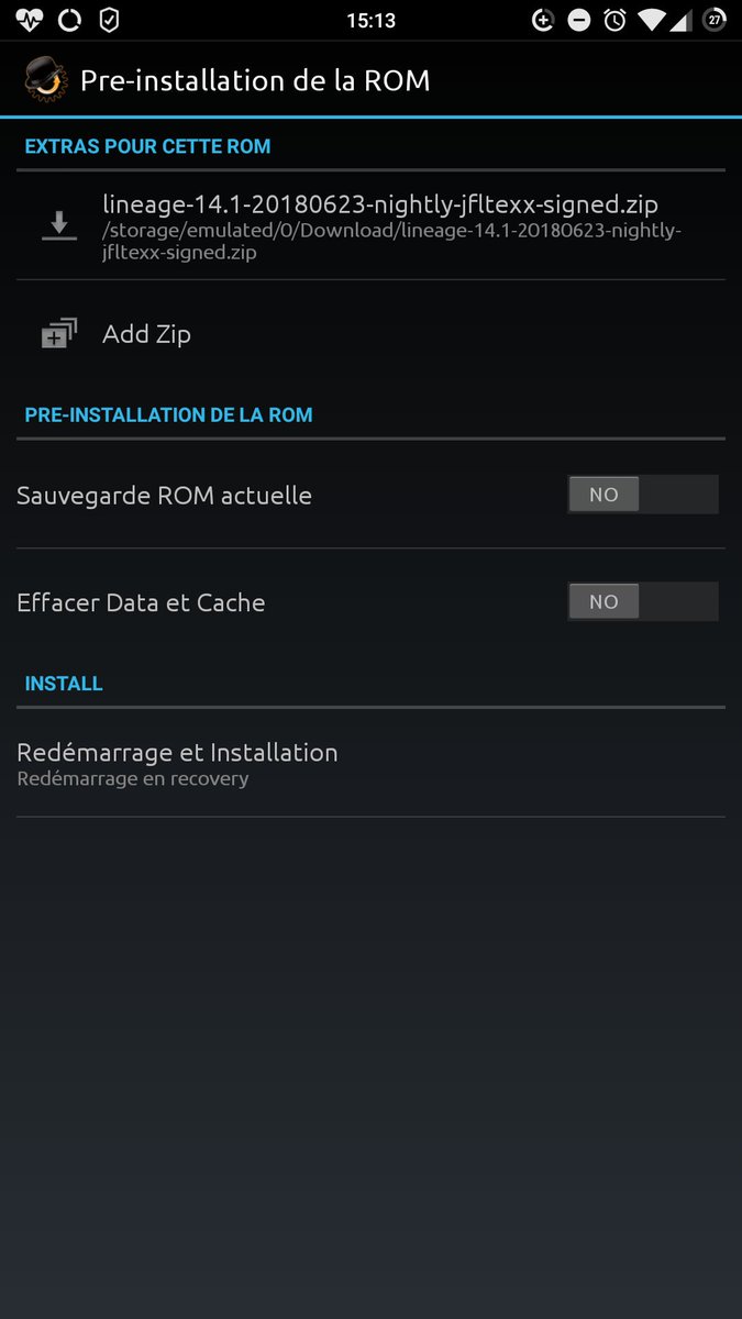 OunafFanou's tweet image. @LineageosRom 👌
#LineageOS 
#Nougat 
#RomManager 
#RootCheck 
#TWRP 
#GalaxyS4