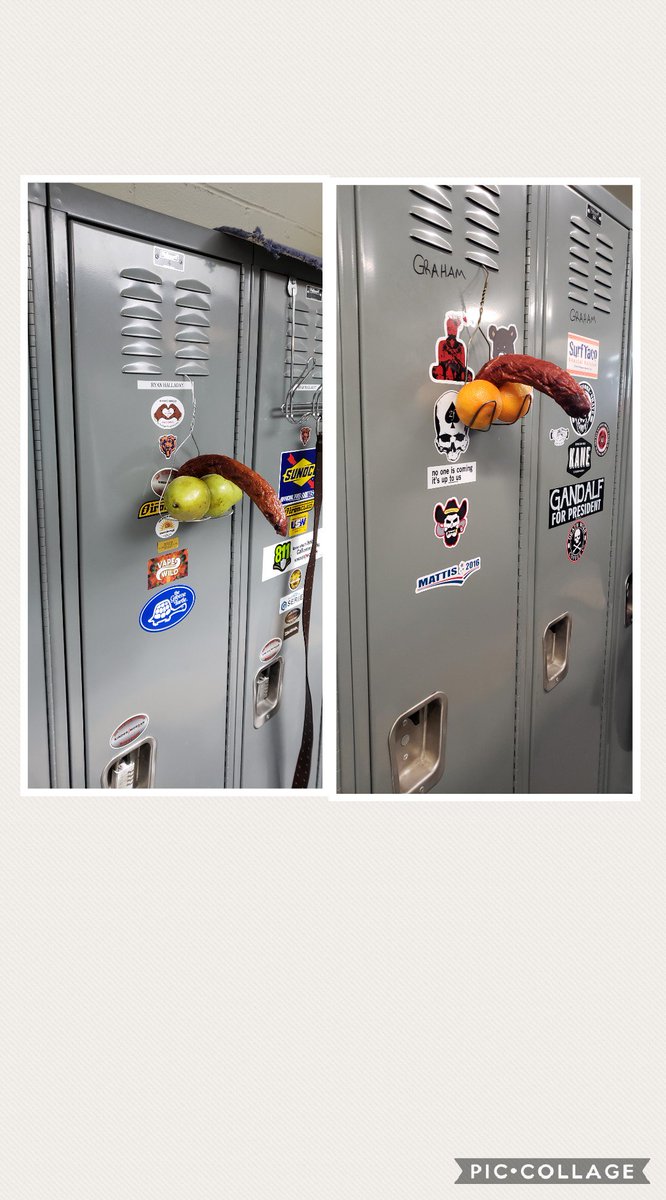 BetOnSteve's tweet photo. Just left a couple "packages" on some guys work lockers. #surprise #MondayMorningDelight  
#WeHaveTheMeats @nihilist_arbys https://t.co/fKgDVM6ahF