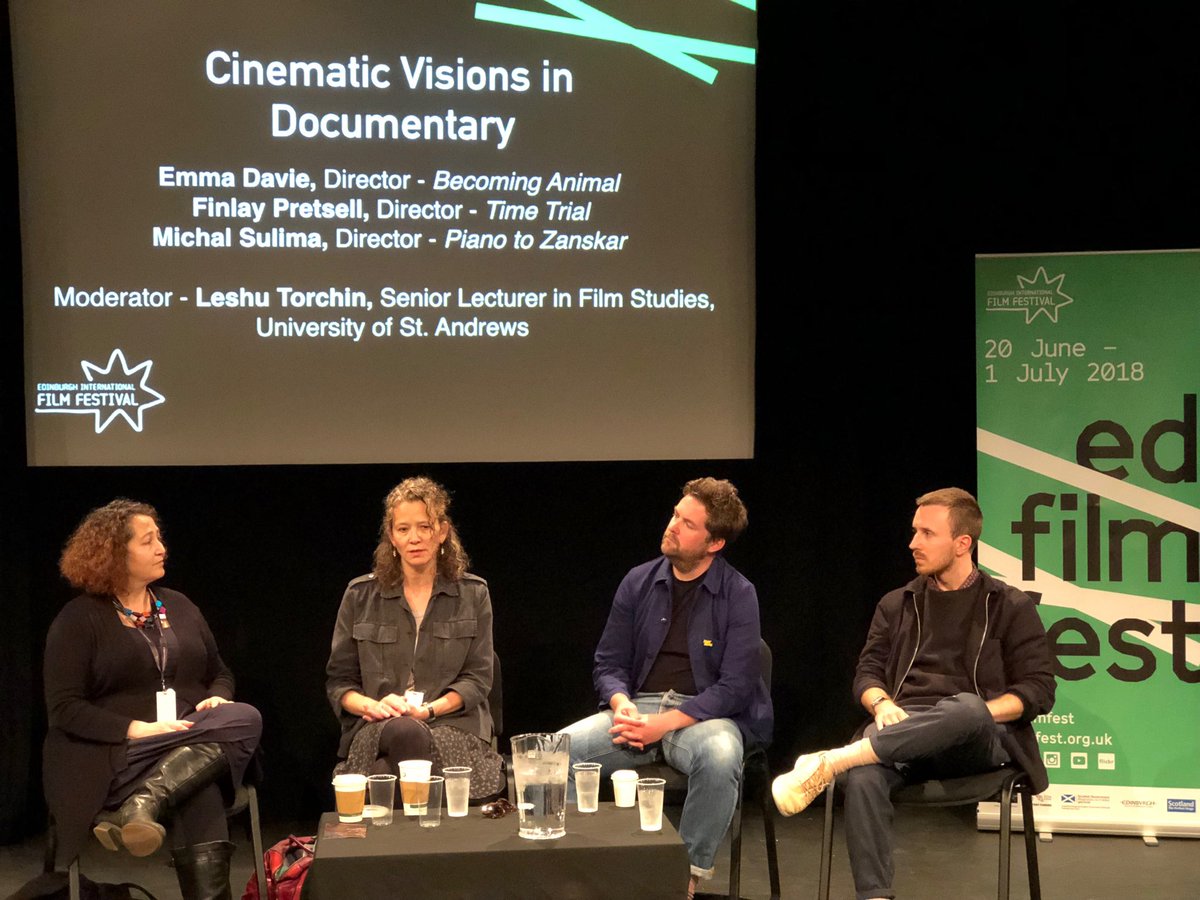 ScottishDocInst's tweet image. Cinematic Visions in Documentary panel on now #edfilmfest @edfilmfest