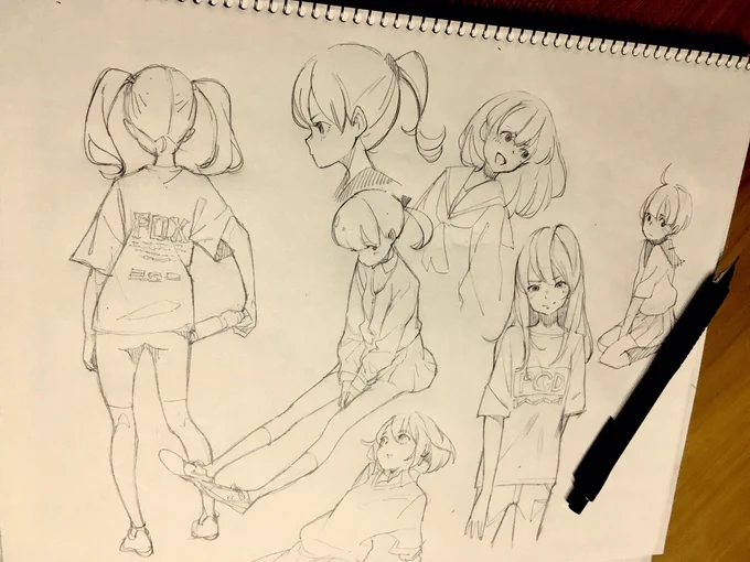 スケッチ〜。 