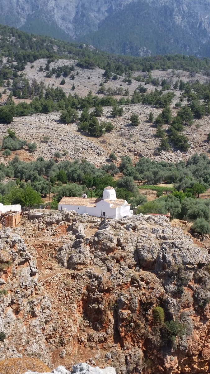 CreteVisitor's tweet image. #Sfakia A place of stones &amp;amp; pine trees, deep gorges &amp;amp; ancient churches #Crete