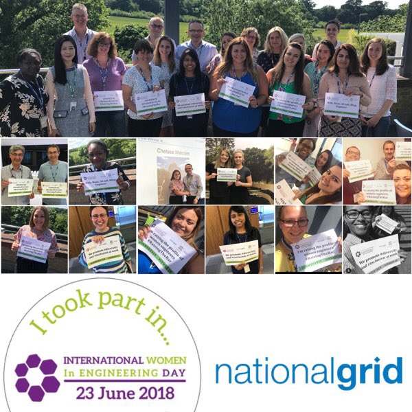 Such a fantastic #INWED18 Event @nationalgriduk some of our #FemaleEngineers from across the country coming together to celebrate each other’s successes 👩🏻‍🏭👩🏽‍🔬👩🏼‍🔧👩🏻‍💻 #raisingthebar #WomeninEngineering #NotJustForGirls #NationalGrid