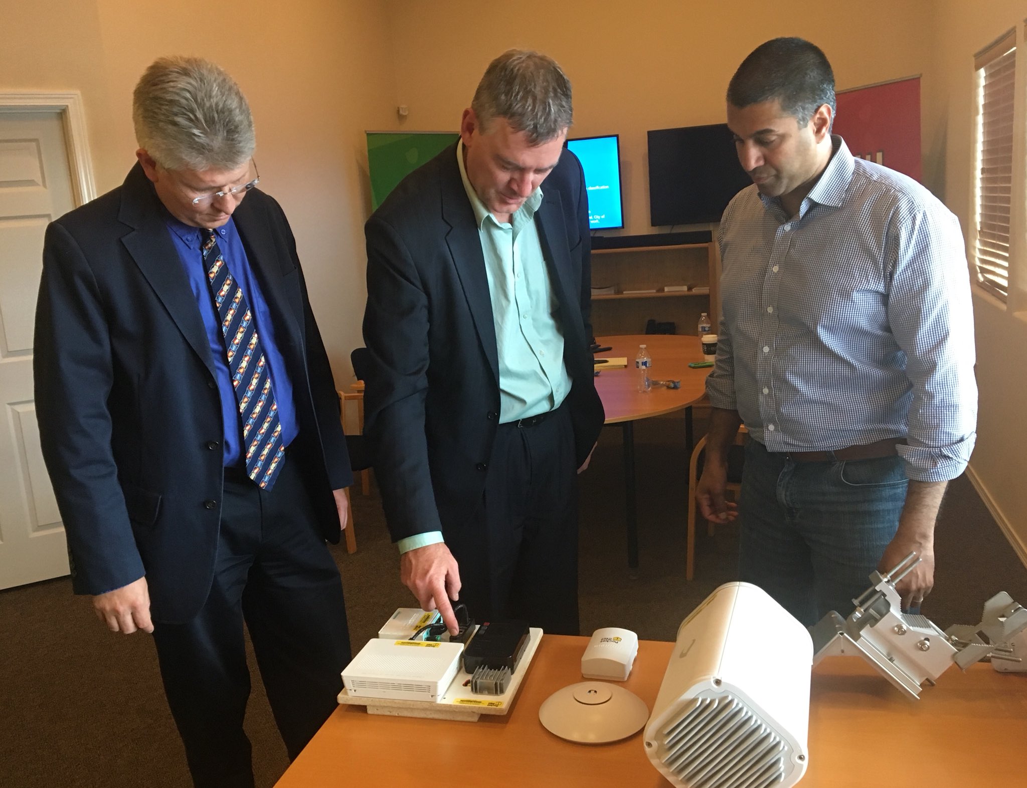 Ajit Pai on Twitter "Excellent meeting the folks in