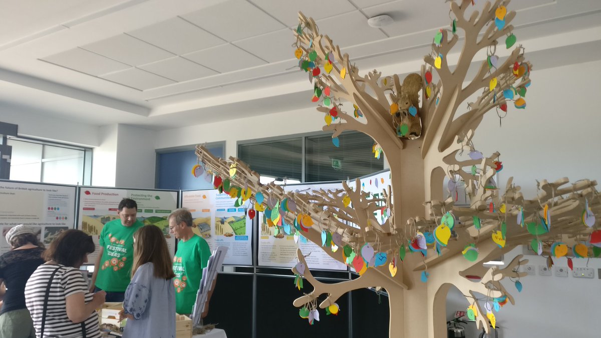HMetcalfe1's tweet photo. What do you want the future of farming to look like? Come and have your say at our tree of trade offs as part of #RothamstedFestival https://t.co/NgiiAqURn5
