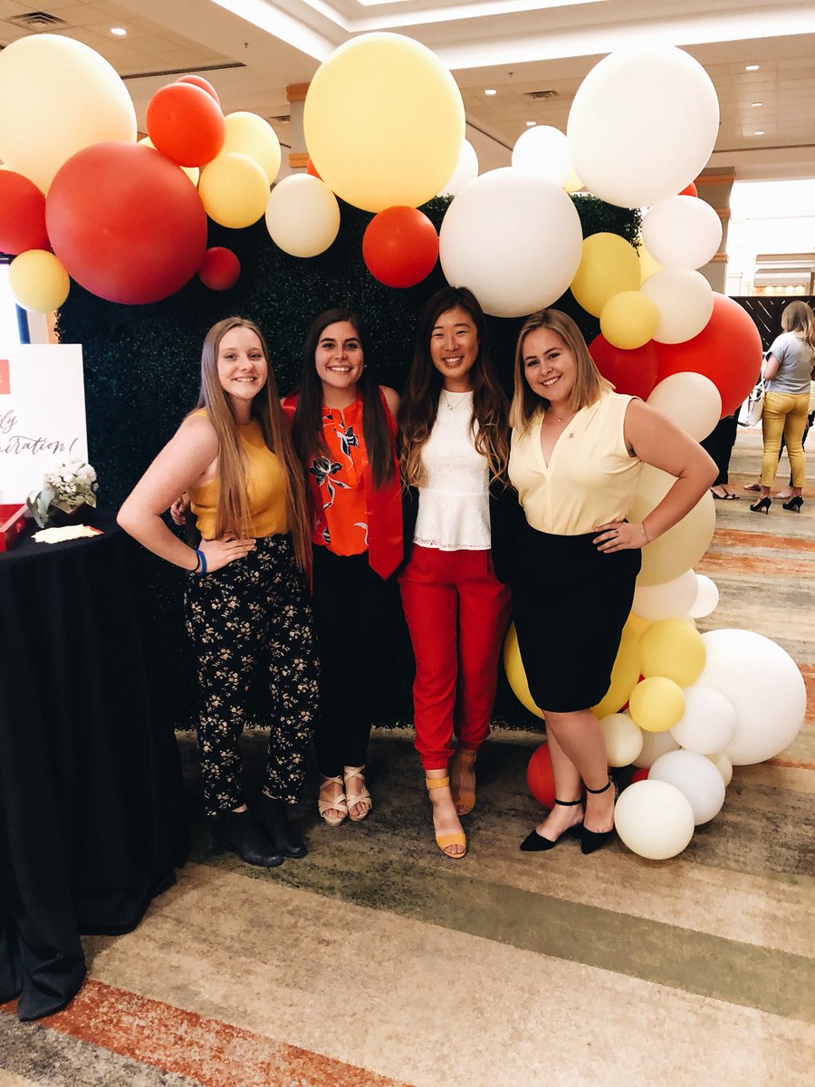 chio_ucsd's tweet photo. Chi Omega National Convention reminds us why we’re sisters on purpose, with purpose! We’re ready for #Day3 ❤️💛 @ChiOmegaXO https://t.co/amYvcykOQ4