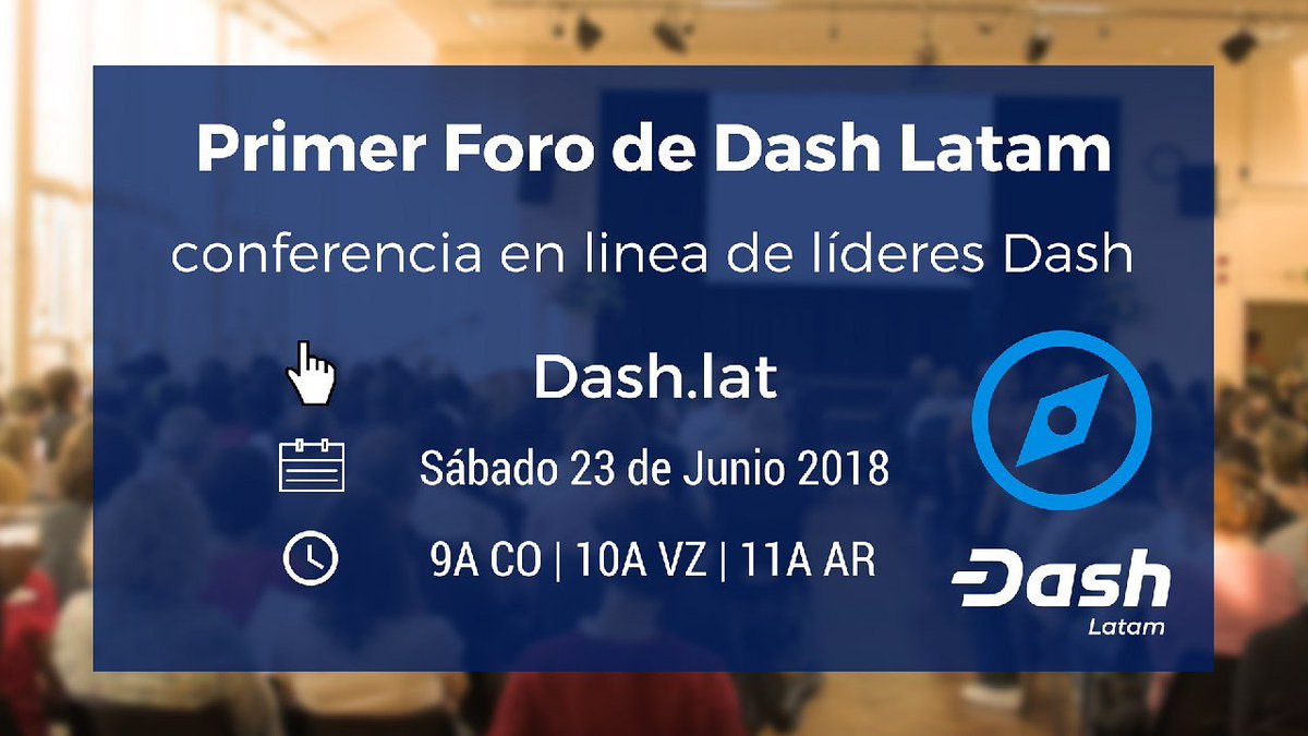Ya comenzó el Primer Foro Latinoamericano de Dash

Lo puedes ver acá!👇👇👇👇    

youtube.com/watch?v=XiDEzp…

---------------------------------------------------------------