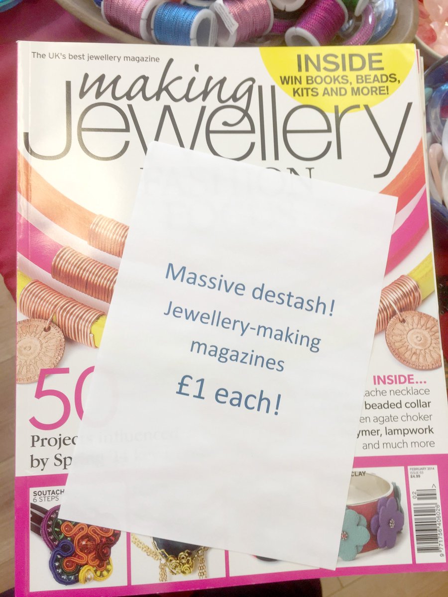 Pop in for lots of jewellery making reading material!