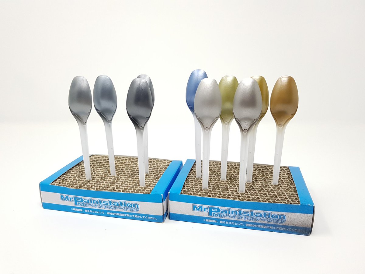 ScaleModelJedi's tweet image. Trying out the Badger Metal Smith set. Looking like a useful set and spray great through the airbrush. #Badger #Modelpaint #Painttesting #Metsmith #Metalcolours