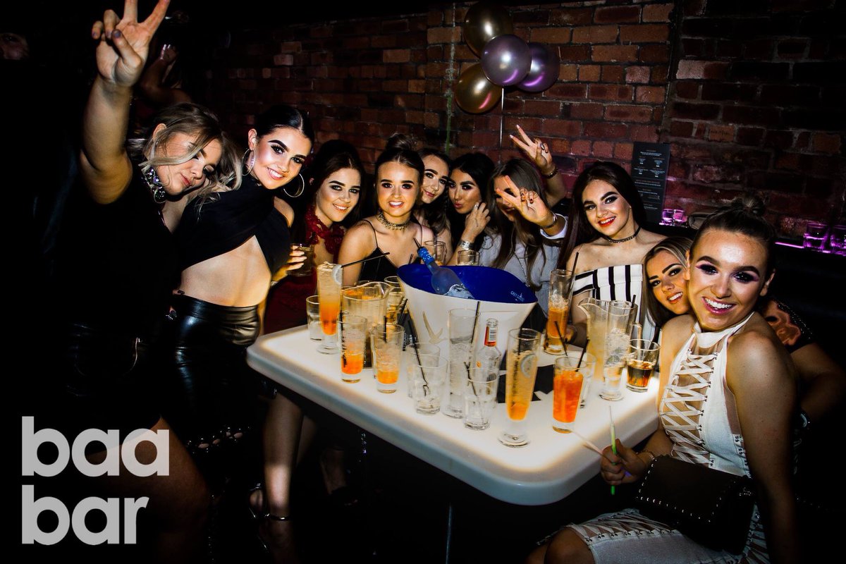 Baa Bar Saturday Night

DJs <a href="/paulrimmer11/">Paul Rimmer</a> &amp; @LukeJamesDJ until late 

Party starts at 8pm 

2 cocktails for £10 until midnight 

Booths still available from £100